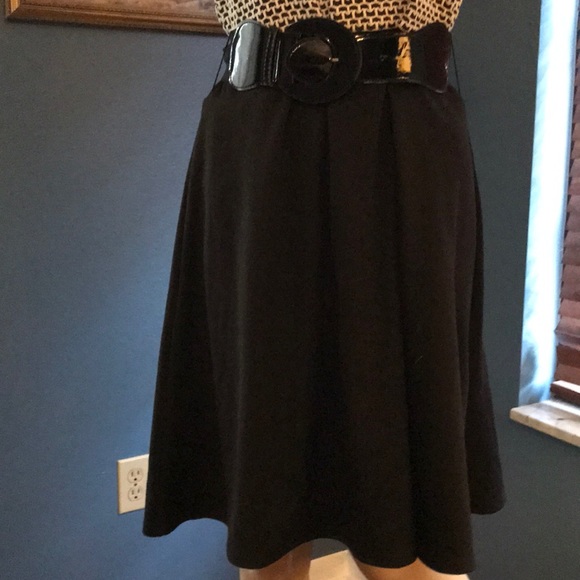 Soooo cute black dress with wide belt. - Picture 2 of 4